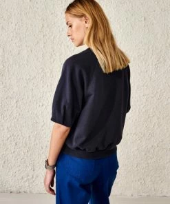 Bellerose Fil Sweatshirt Navy 9 Bellerose Fil Sweatshirt Navy