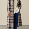 Bellerose Pink Vitto Check Coat