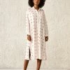 Bellerose Impec Dress In White & Red