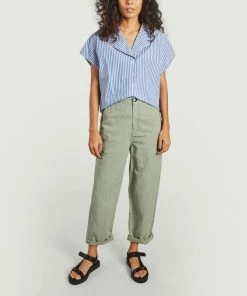 Bellerose Striped Shirt Short Sleeves Gerda 7 Bellerose Striped Shirt Short Sleeves Gerda