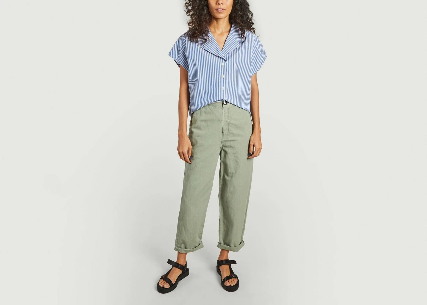 Bellerose Striped Shirt Short Sleeves Gerda 5 Bellerose Striped Shirt Short Sleeves Gerda