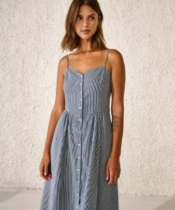 Bellerose Solal Stripe Dress In Blue