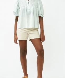 Bellerose Check C Sasha Puff Sleeve Blouse