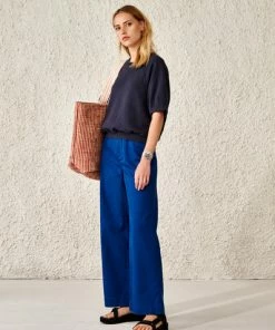 Bellerose Fil Sweatshirt Navy 7 Bellerose Fil Sweatshirt Navy