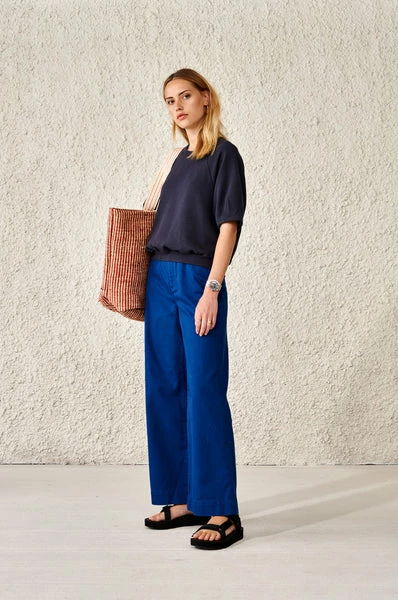 Bellerose Fil Sweatshirt Navy 4 Bellerose Fil Sweatshirt Navy