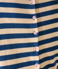 Bellerose Reacar Stripe Knit In Blue