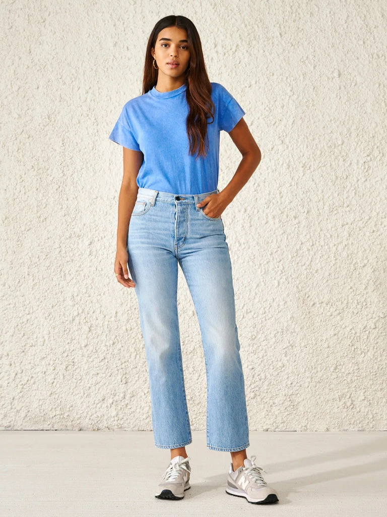 Bellerose Popeye Jeans in Vintage Blue Wash 7 Bellerose Popeye Jeans in Vintage Blue Wash