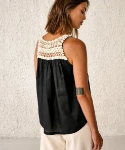 Bellerose Marles Top - Off Black