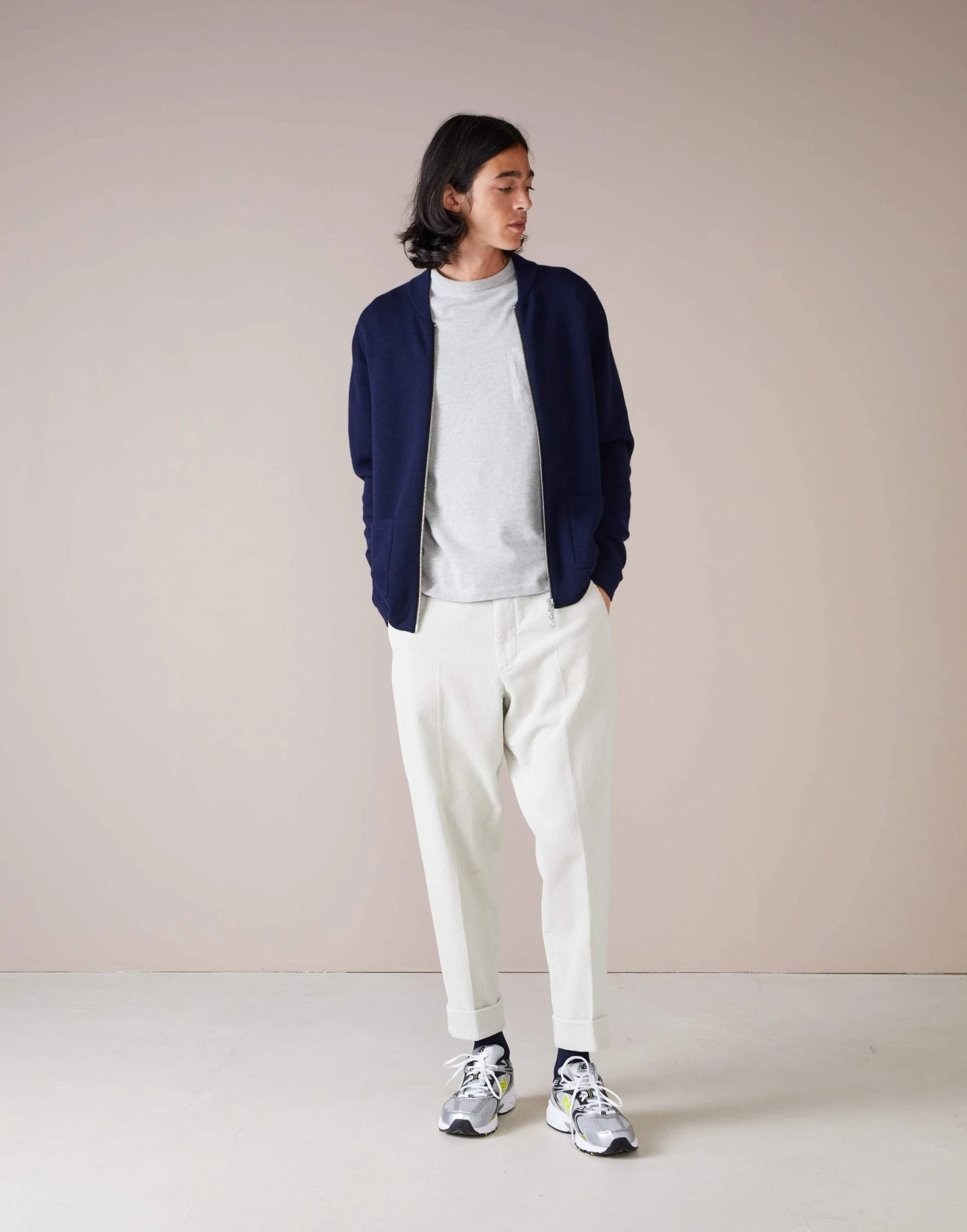 Bellerose Dilfi92 Cardigan (Navy) 7 Bellerose Dilfi92 Cardigan (Navy)