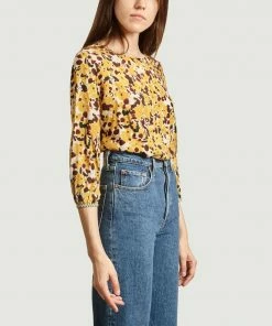 Bellerose yellow/red So Long Flower Print Blouse