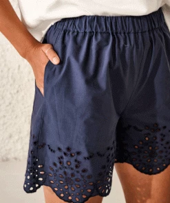 Bellerose Helio Navy Shorts