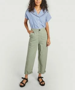 Bellerose Pasop Cotton And Linen Pants 7 Bellerose Pasop Cotton And Linen Pants