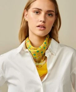 Bellerose Yellow Selvina Combo Scarf