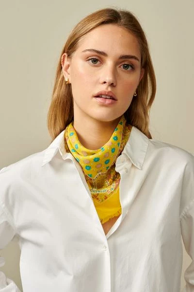 Bellerose Yellow Selvina Combo Scarf 3 Bellerose Yellow Selvina Combo Scarf