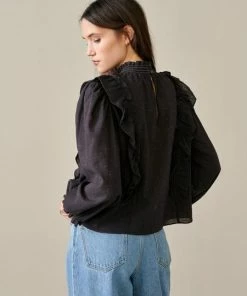 Bellerose Hariet Blouse Off Black
