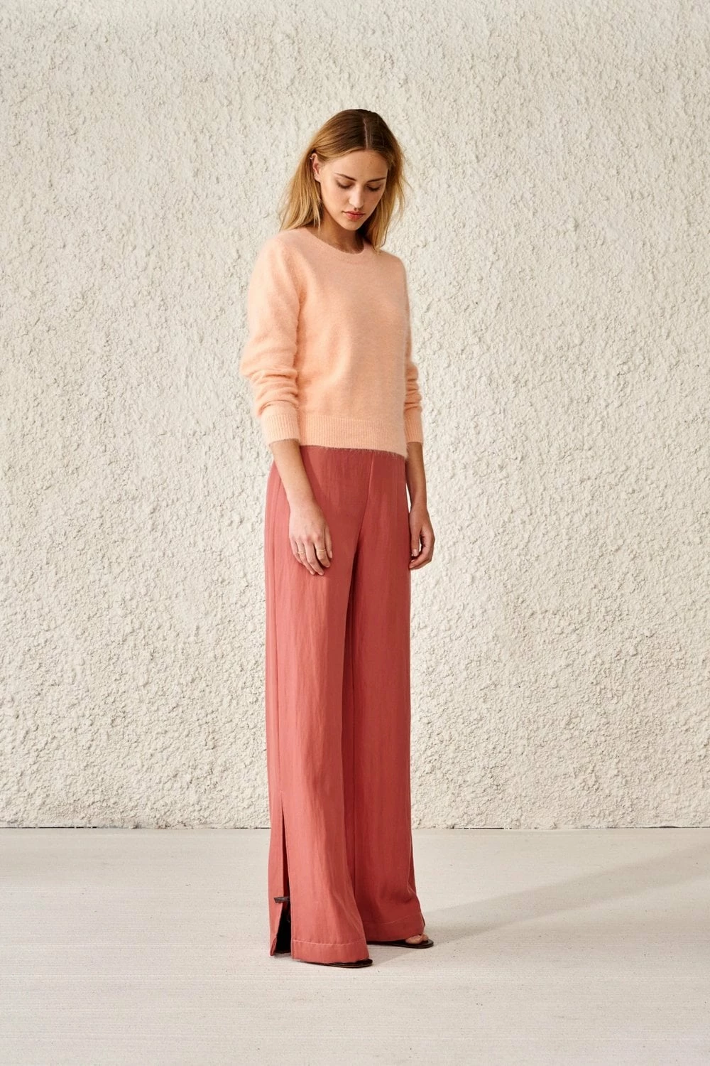 Bellerose Datti Fluffy Knit In Rosie 3 Bellerose Datti Fluffy Knit In Rosie