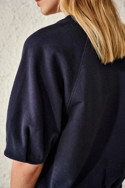 Bellerose Fil Sweatshirt Navy 5 Bellerose Fil Sweatshirt Navy
