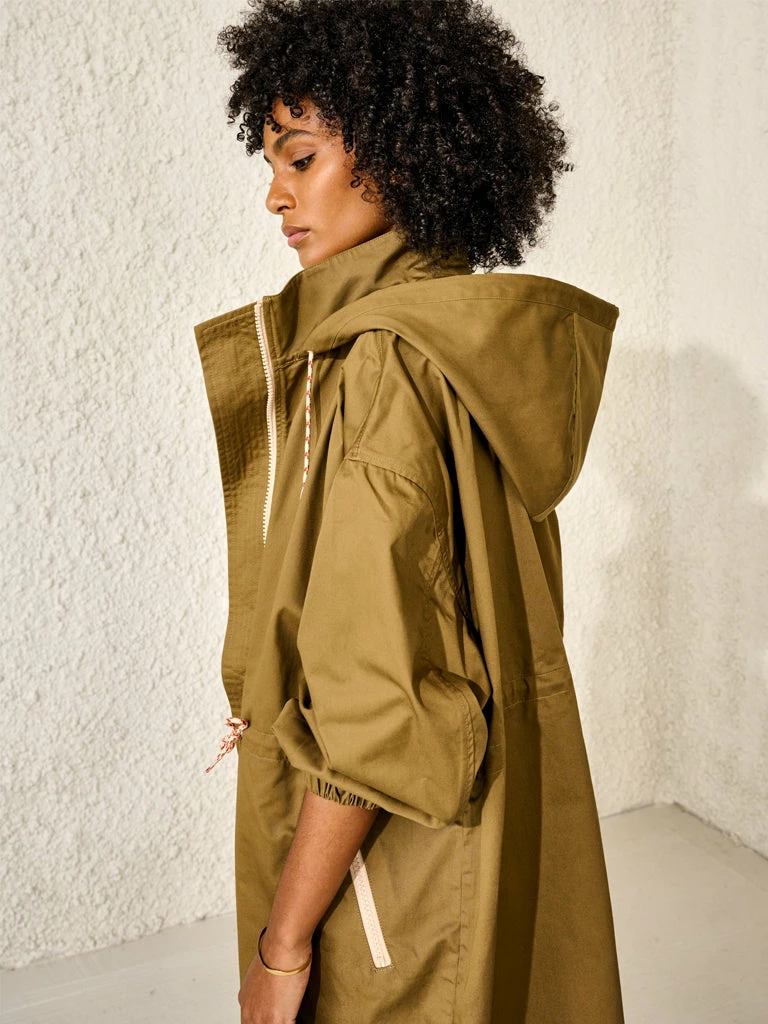 Bellerose Hosfo Long Parka In Military 8 Bellerose Hosfo Long Parka In Military