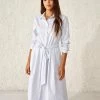 Bellerose Gisele Dress - Blue/White Stripe