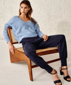 Bellerose Date Chambray Blue Knit