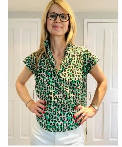 Bellerose Soukie Print Shirt- Green