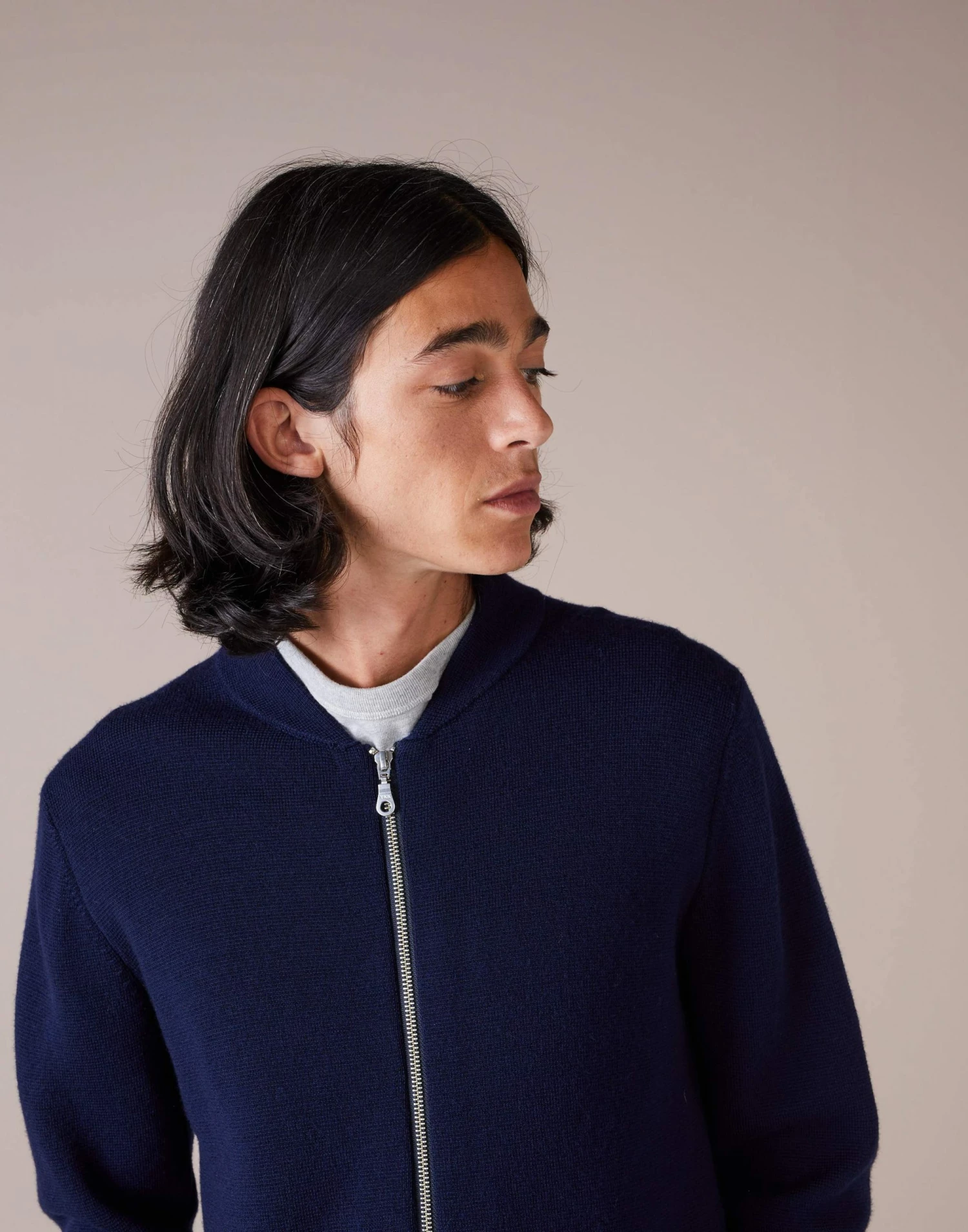 Bellerose Dilfi92 Cardigan (Navy) 4 Bellerose Dilfi92 Cardigan (Navy)