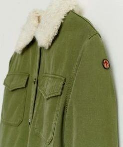 Bellerose Khaki Green Poppies Jacket