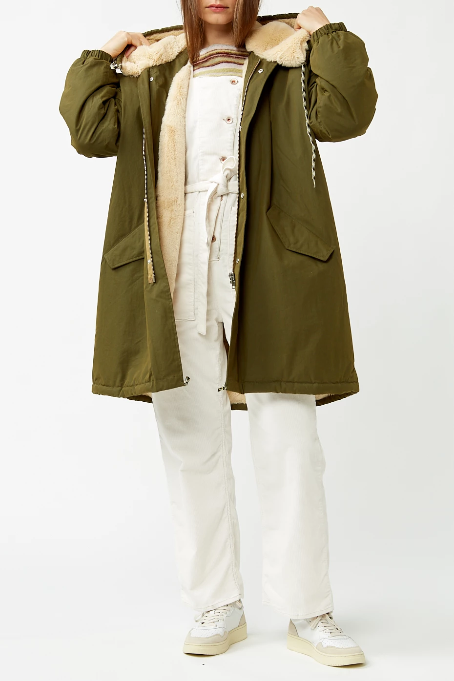 Bellerose Olive Laos F02 Coat 4 Bellerose Olive Laos F02 Coat