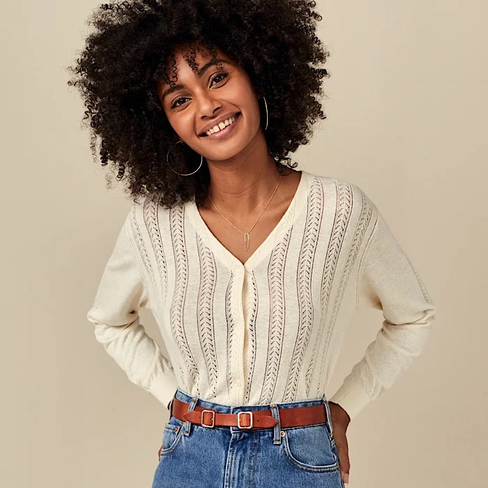 Bellerose Off White Ranoss Knit Sweater 3 Bellerose Off White Ranoss Knit Sweater