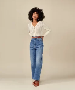 Bellerose Off White Ranoss Knit Sweater 7 Bellerose Off White Ranoss Knit Sweater