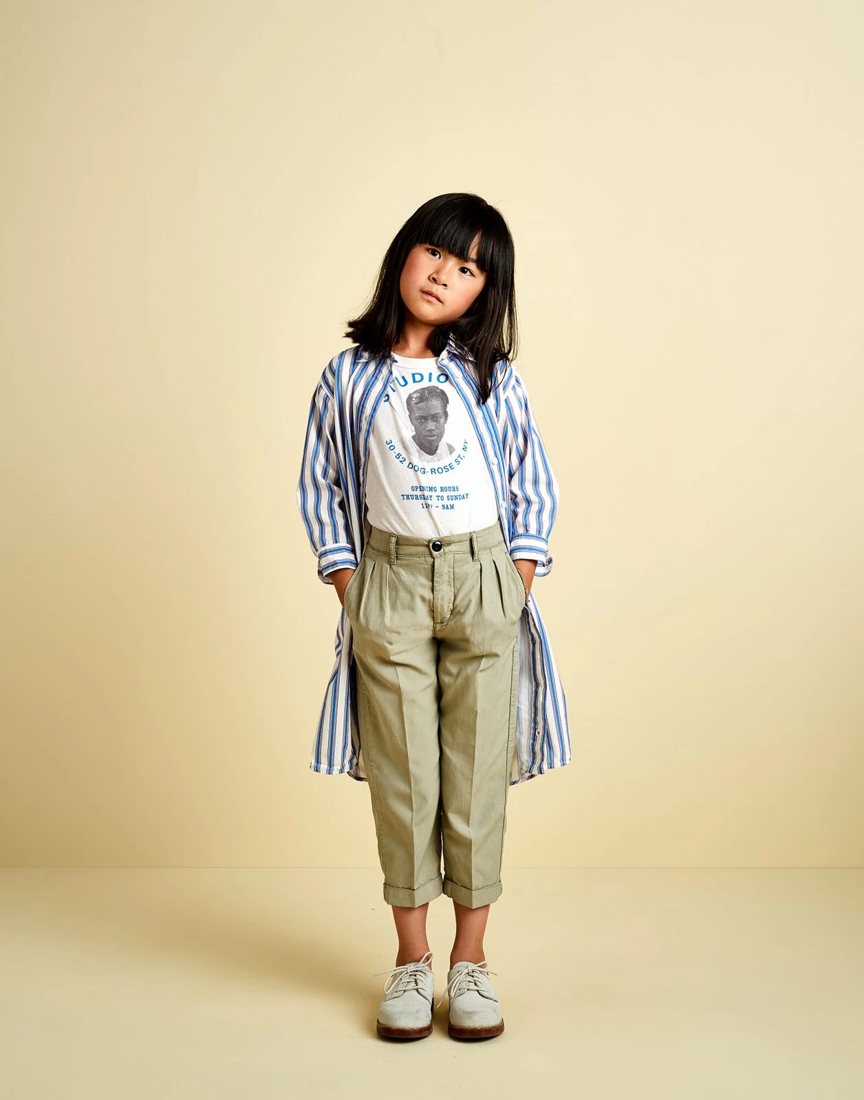 Bellerose Khaki Green Peaces Pant for 8 Years Girls 6 Bellerose Khaki Green Peaces Pant for 8 Years Girls