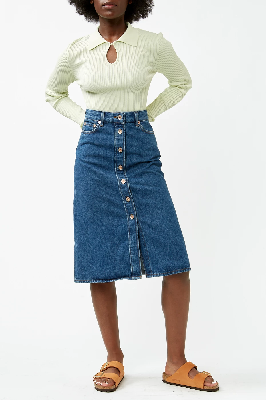 Bellerose Blue Stone Paloma D0433 Skirt 3 Bellerose Blue Stone Paloma D0433 Skirt