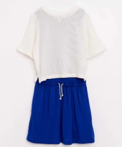 Bellerose Blue and White Sporty Style Dress