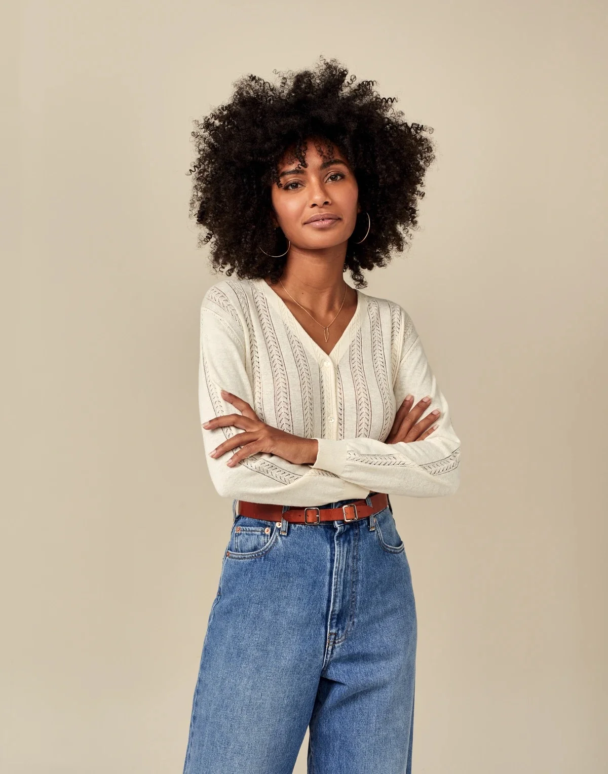 Bellerose Off White Ranoss Knit Sweater 6 Bellerose Off White Ranoss Knit Sweater