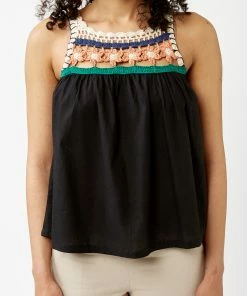 Bellerose Off Black Marles Top 7 Bellerose Off Black Marles Top