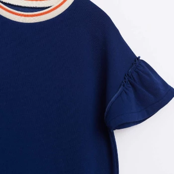 Bellerose Blue Varia Dress for 14 to 16 Years Girls 4 Bellerose Blue Varia Dress for 14 to 16 Years Girls